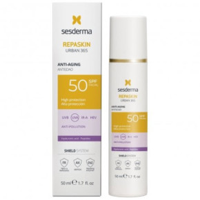 Sesderma Repaskin Urban 365 Anti-Aging SPF50+ Saules pretgrumbu aizsargkrēms 50ml