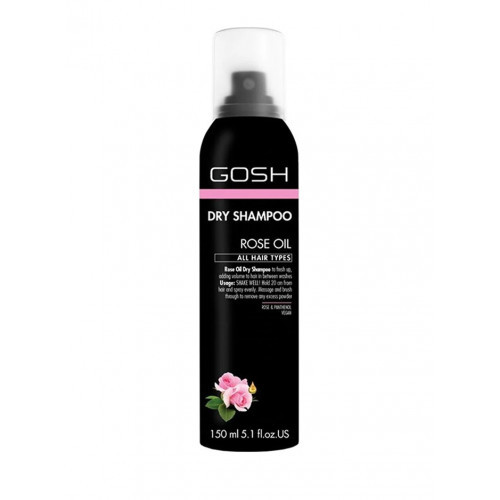 GOSH Copenhagen Dry Shampoo Spray Rose Oil Sausais šampūns ar rožu eļļu 150ml