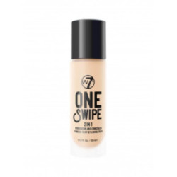 W7 cosmetics One Swipe 2-In-1 Foundation & Concealer Tonālais un konsīleris vienā 35ml