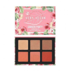 W7 cosmetics Very Vegan Garden Party Blush Palette Vaigu sārtuma palete 15g