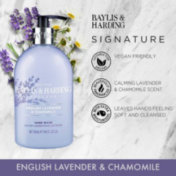 Baylis & Harding English Lavender & Chamomile Hand Wash Ziepes rokām 500ml