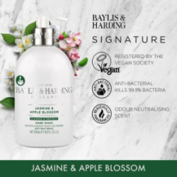 Baylis & Harding Jasmine & Apple Blossom Anti Bacterial Hand Wash Ziepes rokām 500ml