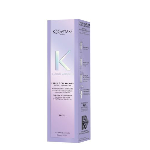 Kerastase Blond Absolu L'Huile Cicagloss Refillable Hair Oil Intensīvi gaišus matus stiprinoša eļļa 75ml