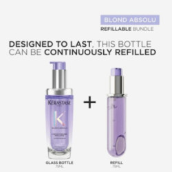 Kerastase Blond Absolu L'Huile Cicagloss Refillable Hair Oil Intensīvi gaišus matus stiprinoša eļļa 75ml