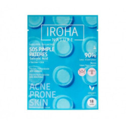 IROHA Nature Hydrocolloide Face & Body SOS Pimple Patches Hidrokoloīdie plāksteri 18vnt