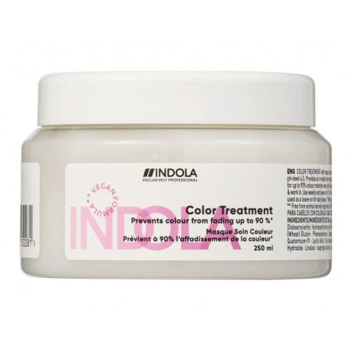 Indola Color Leave-In Rinse-Off Treatment Nenoskalojama maska krāsotiem matiem 250ml