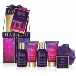 Baylis & Harding Midnight Fig & Pomegranate Luxury Pamper Present Gift Box Set Svinīgi iepakots ķermeņa kopšanas komplekts