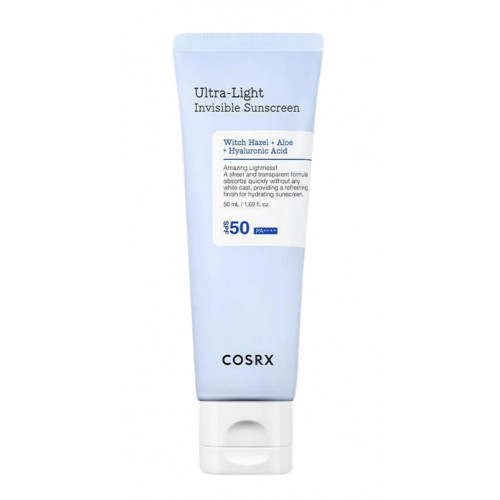 COSRX Ultra-Light Invisible Sunscreen SPF50 PA++++ Viegls saules aizsargkrēms 50ml