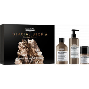 L'Oréal Professionnel Glacial Utopia Absolut Repair Molecular TRIO Molekulāro struktūru atjaunojošs komplekts