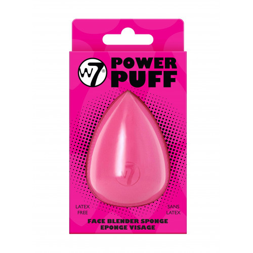 W7 cosmetics Power Puff Sūkļis dekoratīvās kosmētikas uzklāšanai Primrose Hot Pink