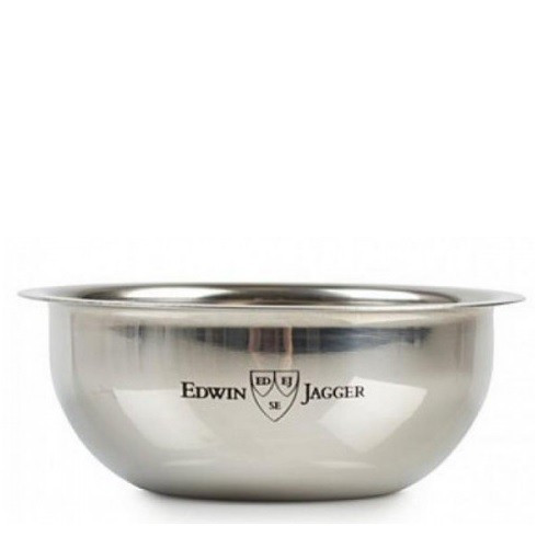 Edwin Jagger Stainless Steel Shaving Bowl Nerūsējošā tērauda skūšanās bļoda