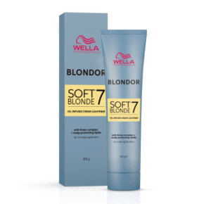 Wella Professionals Blondor Soft Blonde 7 Cream Matu balināšanas krēms 200g