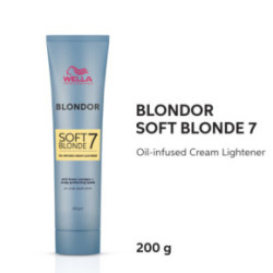 Wella Professionals Blondor Soft Blonde 7 Cream Matu balināšanas krēms 200g