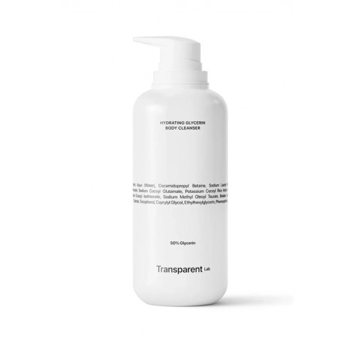 Transparent Lab Hydrating Glycerin Body Cleanser Mitrinošs ķermeņa mazgāšanas līdzeklis ar glicerīnu 400ml