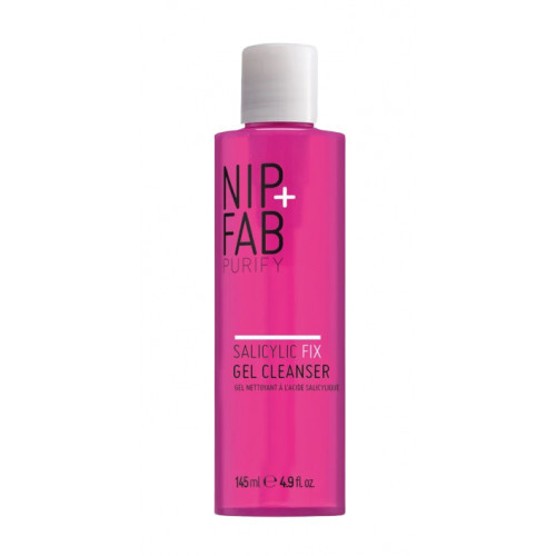 NIP + FAB Salicylic Fix Gel Cleanser Gēla sejas mazgāšanas līdzeklis ar salicilskābi 145ml