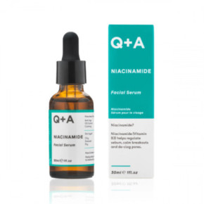 Q+A Niacinamide Facial Serum Sejas serums ar niacinamīdu 30ml