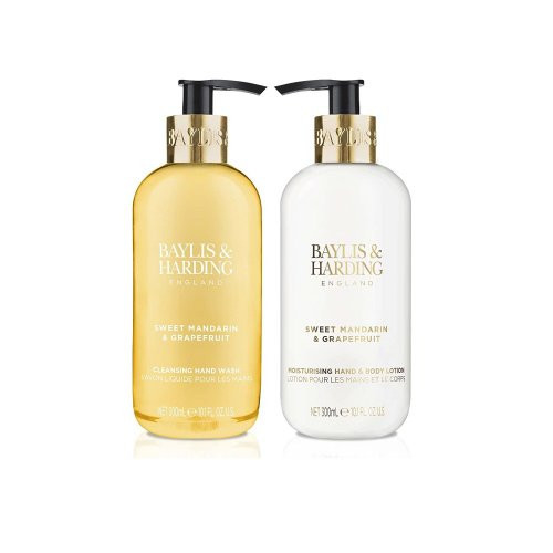 Baylis & Harding Sweet Mandarin & Grapefruit Luxury Hand Care Gift Set Roku kopšanas komplekts 2x300ml