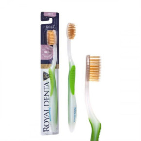 Royal Denta Gold Soft Toothbrush Mīksta zobu birste Green