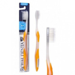 Royal Denta Silver Medium Toothbrush Vidēji mīksta zobu birste Orange-Yellow