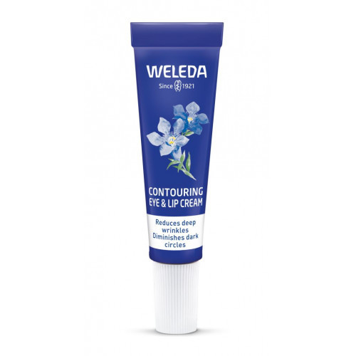 Weleda Blue Gentian & Edelweiss Contouring Eye & Lip Cream Nostiprinošs acu un lūpu krēms 10ml