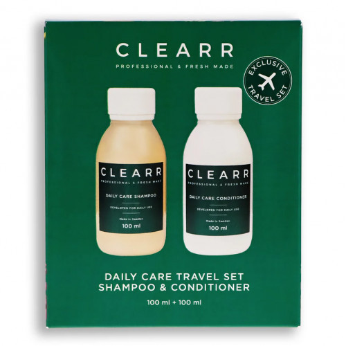 CLEARR Daily Care Travel Set Ceļojumu matu kopšanas komplekts 2x100ml