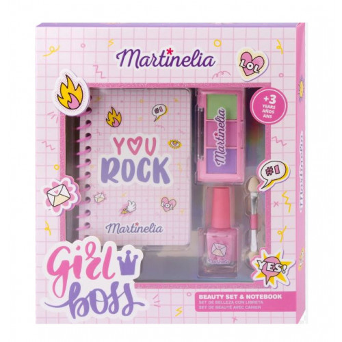 Martinelia Super Girl Notebook & Beauty Bērnu kosmētikas komplekts Komplekts