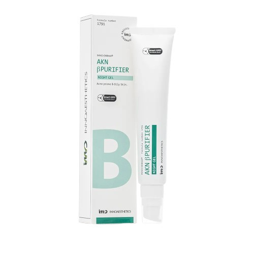 Innoaesthetics AKN B Purifier Night Gel Ādas balansa atjaunošanas gels 50g