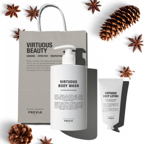 PREVIA Virtuous Beauty Body Set Ķermeņa kopšanas komplekts