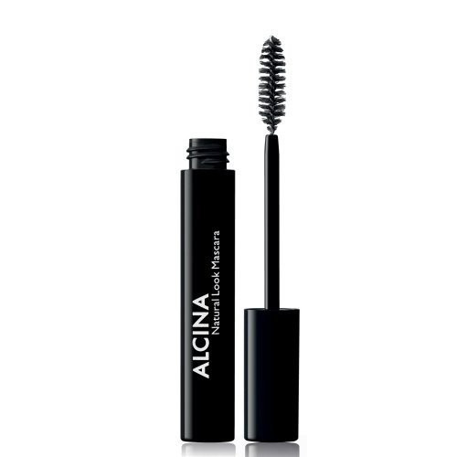 Alcina Natural Look Mascara Black Dabiski paspilgtinoša skropstu tuša