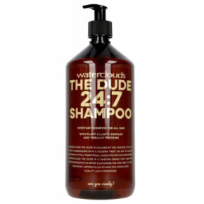 Waterclouds The Dude 24:7 Shampoo Šampūns vīriešiem ikdienas lietošanai 1000ml