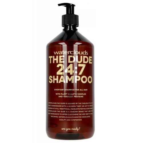 Waterclouds The Dude 24:7 Shampoo Šampūns vīriešiem ikdienas lietošanai 250ml