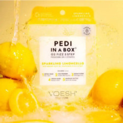 VOESH Pedi In A Box O2 Fizz 5 in 1 Sparkling Limoncello Kāju kopšanas procedūra Komplekts