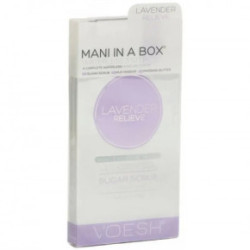 VOESH Waterless Mani In A Box 3 in 1 Lavender Relieve Kāju kopšanas procedūra ar lavandu Komplekts