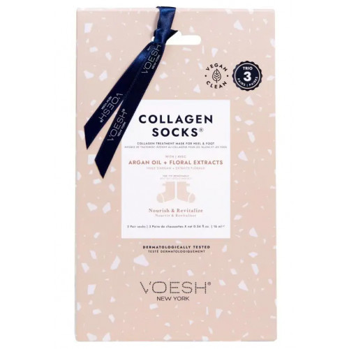 VOESH Collagen Socks Pēdu maska ar kolagēnu un argāna eļļu 3 gab.