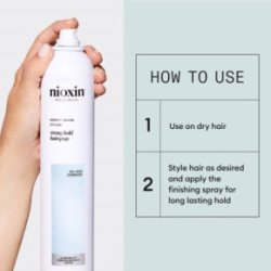 Nioxin Strong Hold Hairspray Stipras fiksācijas matu laka 300ml