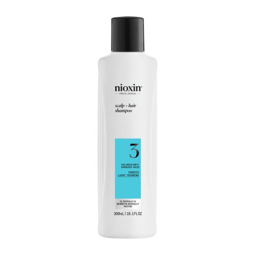 Nioxin System 3 Shampoo Galvas ādas un matu šampūns ar viegli retinošiem matiem 300ml