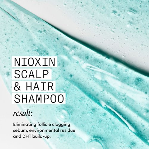 Nioxin System 3 Shampoo Galvas ādas un matu šampūns ar viegli retinošiem matiem 300ml