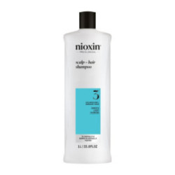 Nioxin System 3 Shampoo Galvas ādas un matu šampūns ar viegli retinošiem matiem 300ml