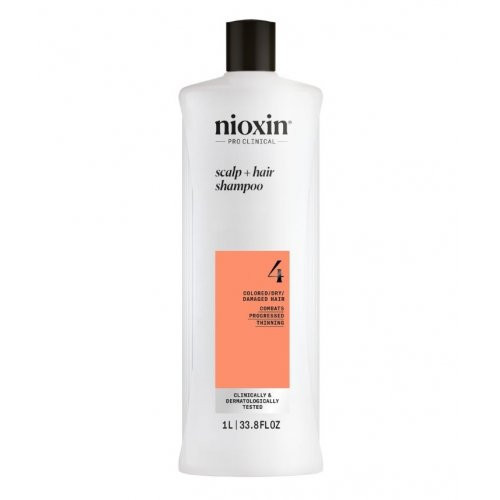 Nioxin System 4 Shampoo Galvas ādas un matu šampūns retinošiem matiem 300ml