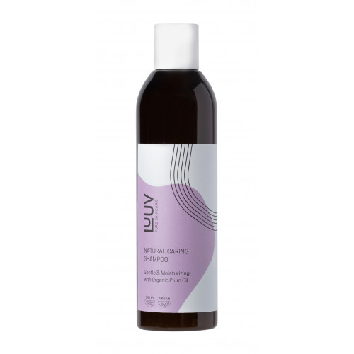 LUUV Natural Caring Shampoo With Plum Oil Dabisks šampūns ar plūmju eļļu 200ml