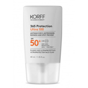 KORFF 365 Protection Ultraprotector 100 Face Fluid SPF50+ Plaša spektra fluids, aizsardzība no saules 40ml
