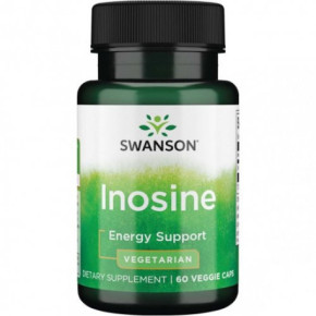 SWANSON Inosine Energy Support Inozīns 60 kapsulas