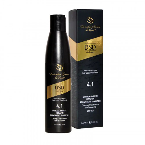 DSD de Luxe 4.1 Treatment Shampoo Atjaunojošs šampūns ar keratīnu 200ml