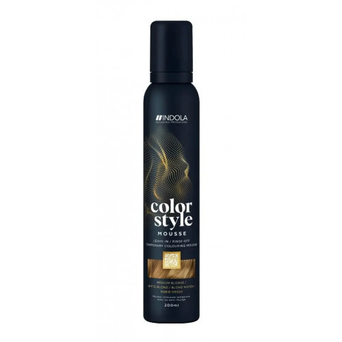 Indola Color Style Mousse Krāsojošas matu veidošanas putas 200ml