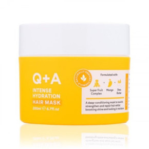 Q+A Intense Hydration Hair Mask Intensīvi mitrinoša matu maska 200ml