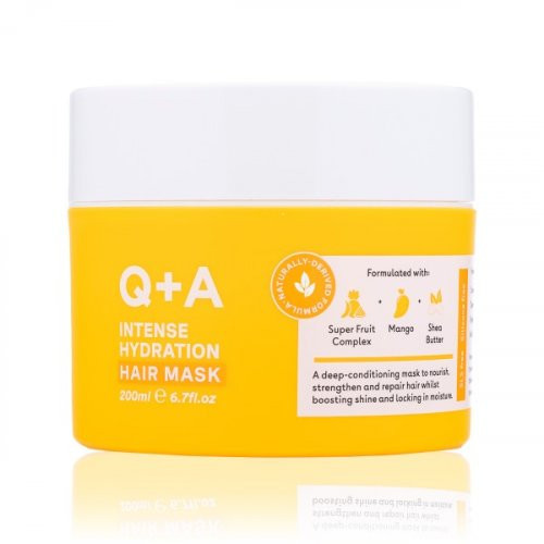 Q+A Intense Hydration Hair Mask Intensīvi mitrinoša matu maska 200ml