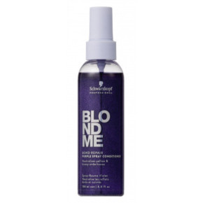 Schwarzkopf Professional BlondMe Bond Repair Purple Spray Conditioner Vioeltais sprejs-kondicionieris visiem blondo matu tipiem 150ml