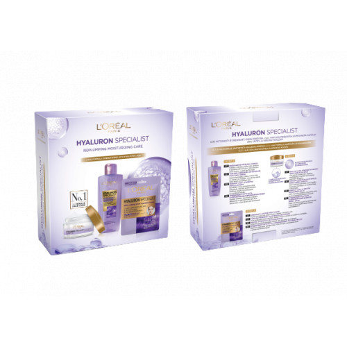 L'Oréal Paris Hyaluron Specialist Mitrinošs ādas kopšanas komplekts