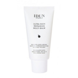 IDUN Ultra Rich Repairing Multi Balm Īpaši intensīvi mitrinošs atjaunojošs balzams ar niacinamīdu, hialuronskābi un auzu eļļu 50ml