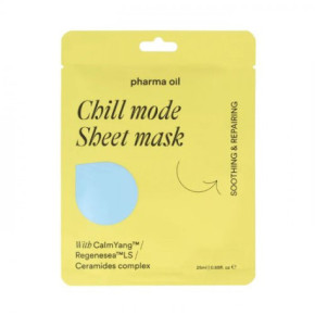 Pharma Oil Chill Mode Sheet Mask Nomierinoša lokšņu sejas maska 25ml